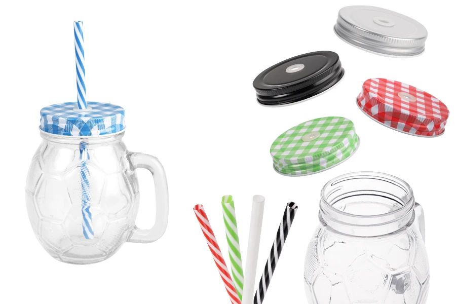 Τegla sa drškom 450mL u obliku lopte, sa zatvaračem i slamčicom, u više boja-slika_proizvoda