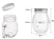 Τegla sa drškom 450mL u obliku lopte, sa srebrnim zatvaračem i fudbalskim motivom-dimenzije_slike