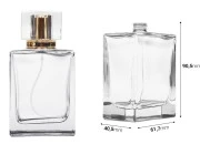 Luksuzna četvrtasta staklena bočica za parfem 100mL (PP 15)-dimenzije_slike