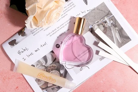 Staklena bočica za parfem 30mL u obliku srca-3