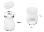 Okrugla teglica 100mL, sa plastičnim zatvaračem Okrugla teglica 100mL, sa plastičnim zatvaračem