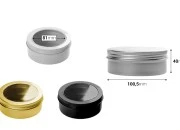 Aluminjumska kutija 250mL sa prozorom na poklopcu - 12 kom Aluminjumska kutija 250mL sa prozorom na poklopcu - 12 kom