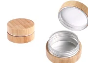 Aluminijumska kutijica 15 ml spoljašnji deo od bambusa sa unutrašnjom zaptivkom u zatvaraču – 12 kom Aluminijumska kutijica 15 ml spoljašnji deo od bambusa sa unutrašnjom zaptivkom u zatvaraču – 12 kom