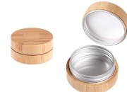Aluminijumska kutijica 30 ml spoljašnji deo od bambusa sa unutrašnjom zaptivkom u zatvaraču – 12 kom Aluminijumska kutijica 30 ml spoljašnji deo od bambusa sa unutrašnjom zaptivkom u zatvaraču – 12 kom