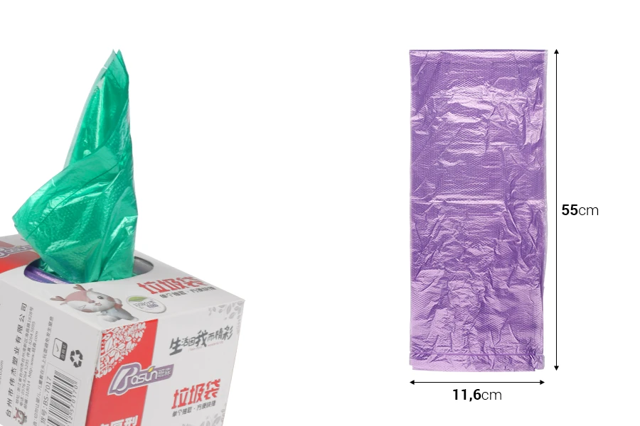 Plastične kese 45x55 cm u raznim bojama - pakovanje od 72 kom-dimenzije_slike