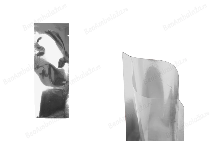 Aluminijumska kesa 55x150mm sa providnom prednjom stranom i mogućnošću toplotnog zatvaranja - 100 kom-slika_proizvoda