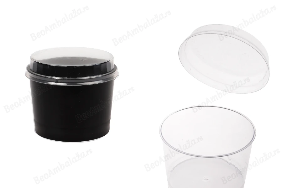 Plastična providna čašica 200mL sa poklopcem - 50 kom-slika_proizvoda