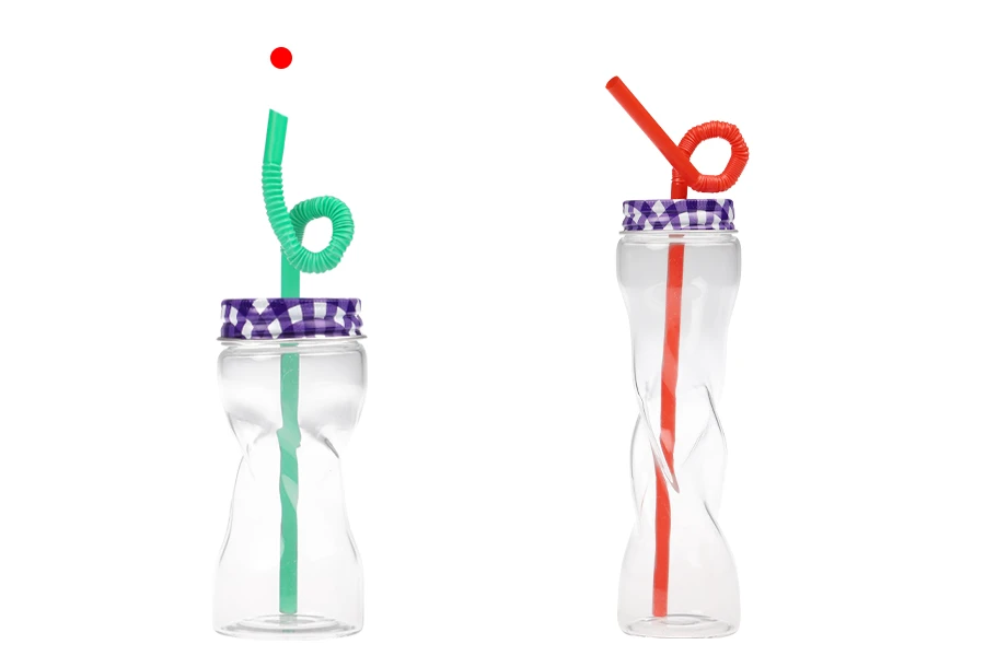 Staklena flašica 80mL sa zatvaračem i slamčicom, više boja-grupa_slika