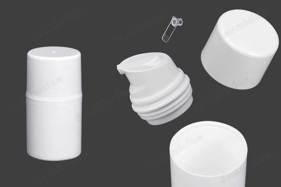 Airless bela plastična bočica 30mL za kreme-slika_proizvoda