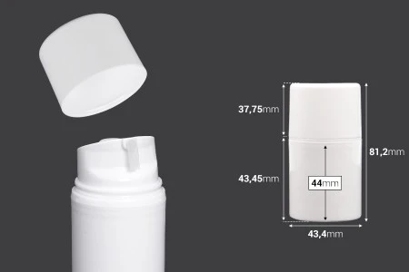 Airless bela plastična bočica 30mL za kreme-2