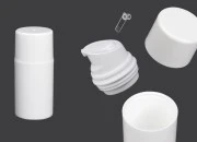 Airless bela plastična bočica 50mL za kreme