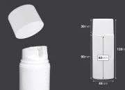 Airless bela plastična bočica 80mL za kreme