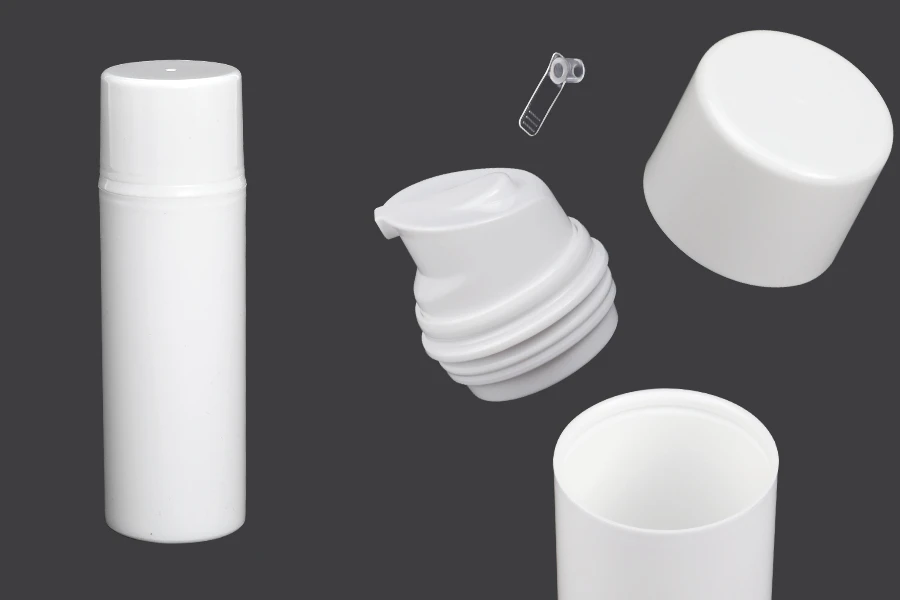 Airless bela plastična bočica 100mL za kreme Airless bela plastična bočica 100mL za kreme-slika_proizvoda