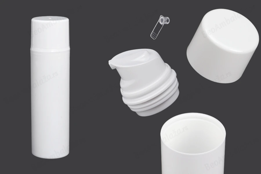 Airless bela plastična bočica 120mL za kreme-slika_proizvoda