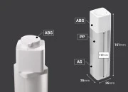 Airless akrilna bočica 50mL sa belom pumpicom