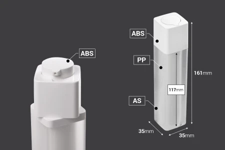 Airless akrilna bočica 50mL sa belom pumpicom-2