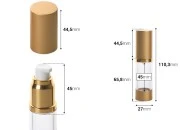 Airless akrilna flašica 15mL za kreme Airless akrilna flašica 15mL za kreme