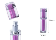 Luksuzna bočica 30mL za kreme, sa pumpicom i zatvaračem-dimenzije_slike