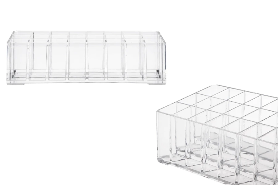 Stalak (postolje) od pleksiglasa 230x90x80mm sa 3 nivoa (24 mesta) Stalak (postolje) od pleksiglasa 230x90x80mm sa 3 nivoa (24 mesta)