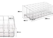 Stalak (postolje) od pleksiglasa 230x90x80mm sa 3 nivoa (24 mesta) Stalak (postolje) od pleksiglasa 230x90x80mm sa 3 nivoa (24 mesta)