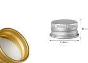 Aluminijumski zatvarač sa unutrašnjim zaptivačem PP20-dimenzije_slike