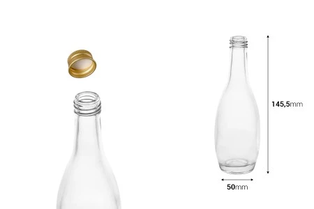 Providna staklena flaša 105mL-2