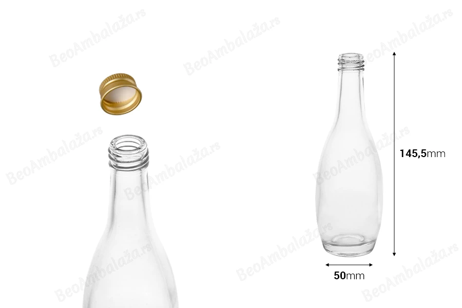 Providna staklena flaša 105mL-dimenzije_slike