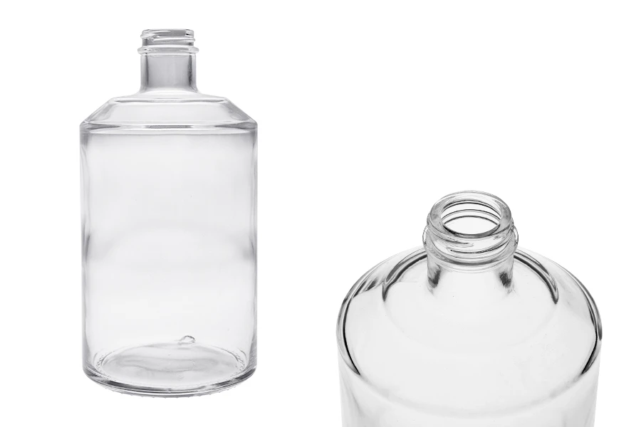 Staklena cilindrična flaša 1000ml Staklena cilindrična flaša 1000ml