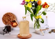Staklena cilindrična flaša 1000ml Staklena cilindrična flaša 1000ml