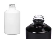 Cilindrična staklena boca 250mL u crnoj ili beloj boji Cilindrična staklena boca 250mL u crnoj ili beloj boji