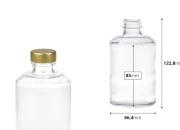 Cilindrična staklena boca 250mL