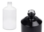 Cilindrična staklena boca 500mL u crnoj ili beloj boji