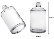 Cilindrična staklena flaša 500mL Cilindrična staklena flaša 500mL