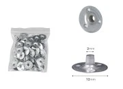 Metalne osnove za pamučne fitilje za sveće - 100 kom Metalne osnove za pamučne fitilje za sveće - 100 kom