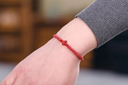 Brojanica sa 56 čvorova od voštanog konca - 10 kom-grupa_slika