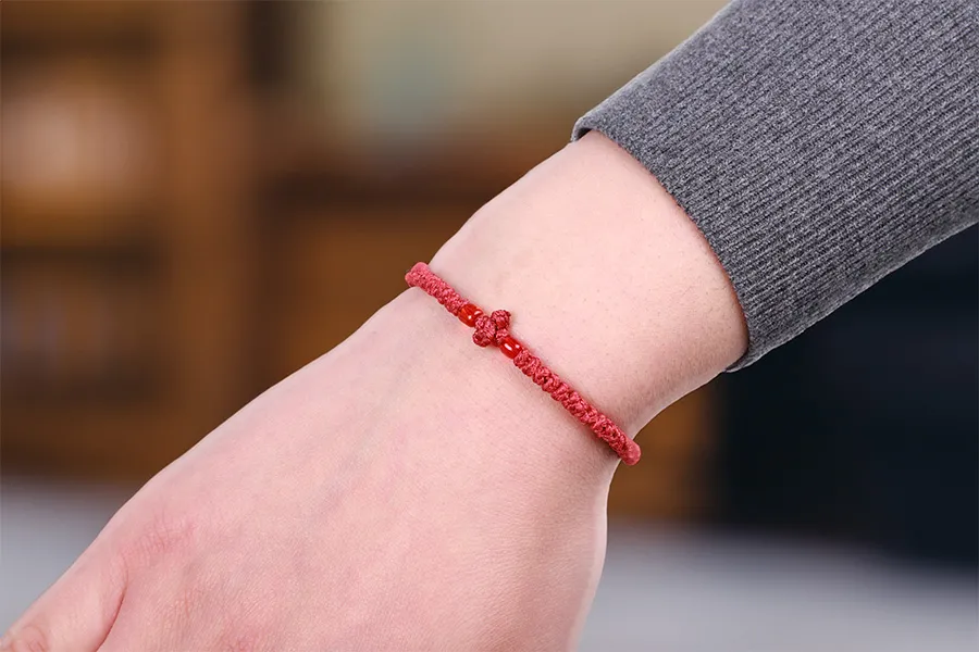 Brojanica sa 56 čvorova od voštanog konca - 10 kom-grupa_slika