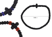 Brojanica 60+5 čvorova, ručno rađena od voštanog konca - 10 kom-dimenzije_slike