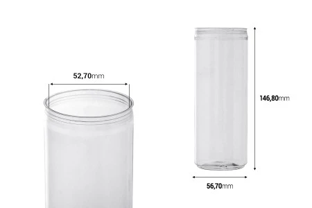 Providna (PET) plastična limenka 330mL (visoka) sa aluminijumskim poklopcem (nepohodna upotreba mašine za zatvaranje) - 200 kom-2