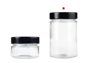 Cilindrična staklena tegla 220mL sa crnim zatvaračem T.O 63 Deep - 105 kom Cilindrična staklena tegla 220mL sa crnim zatvaračem T.O 63 Deep - 105 kom