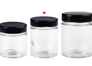 Cilindrična staklena tegla 150mL sa T.O 58 Deep crnim zatvaračem - 120 kom Cilindrična staklena tegla 150mL sa T.O 58 Deep crnim zatvaračem - 120 kom