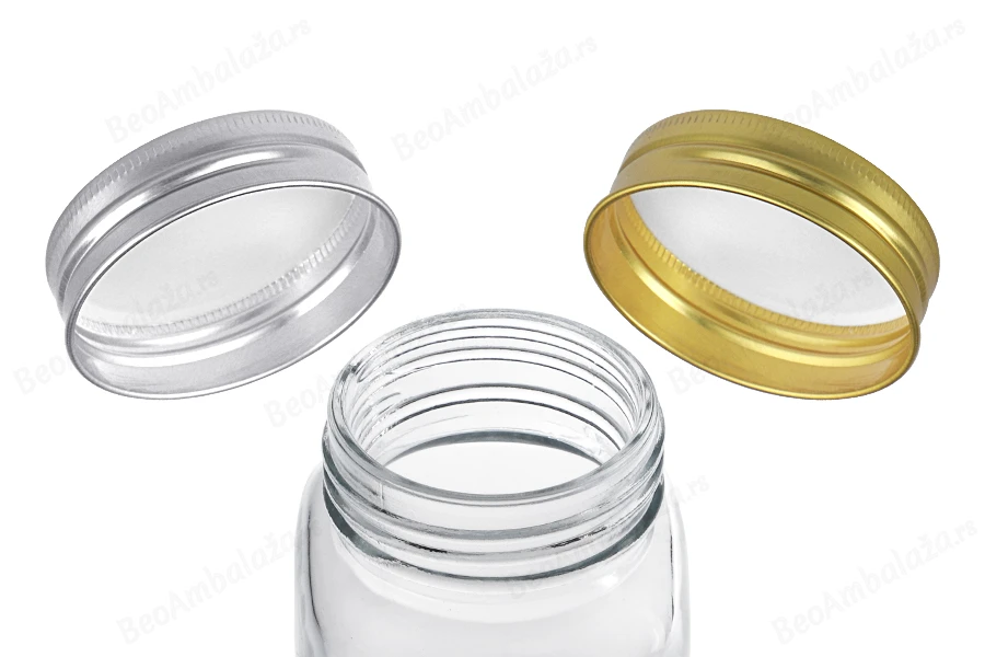 Staklena tegla 100mL sa aluminijumskim zatvaračem - 12 kom-grupa_slika