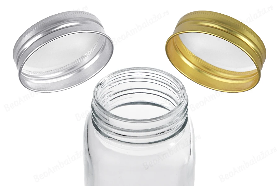 Staklena tegla 200mL sa aluminijumskim zatvaračem - 12 kom-grupa_slika