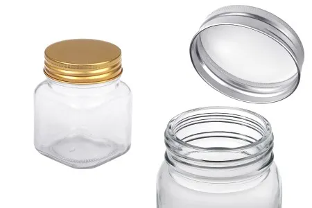 Staklena tegla 280mL sa aluminijumskim zatvaračem - 12 kom-1