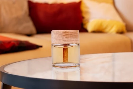 Providna staklena bočica 50mL sa drvenim zatvaračem, za osveživač prostora-3