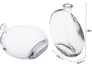 Staklena boca 500mL ovalnog oblika-dimenzije_slike