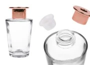 Staklena bočica 100 ml sa prstenom i čepom za osveživač prostora Staklena bočica 100 ml sa prstenom i čepom za osveživač prostora