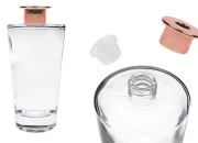 Staklena bočica 500 ml sa prstenom i čepom za osveživač prostora-slika_proizvoda