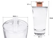 Staklena bočica 500 ml sa prstenom i čepom za osveživač prostora-dimenzije_slike