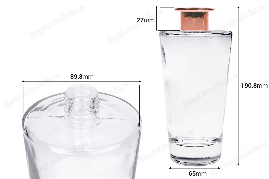 Staklena bočica 500 ml sa prstenom i čepom za osveživač prostora-dimenzije_slike
