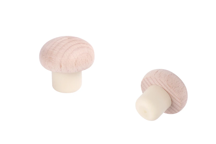 Čep od sintetičkog silikona sa drvenom glavom - Φ 22 mm-slika_proizvoda